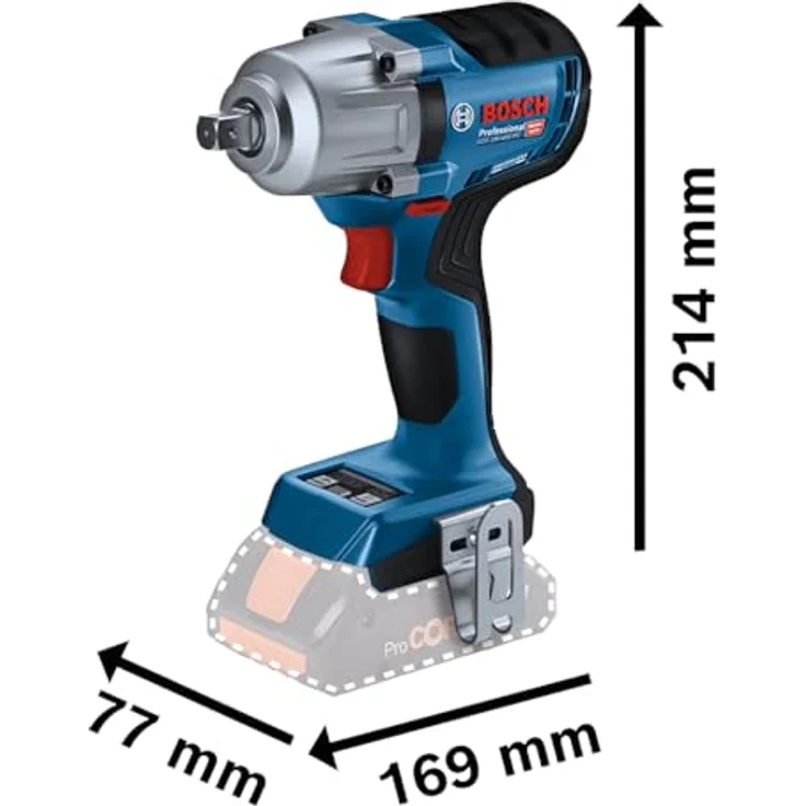 Bosch Professional 18V System Akku Drehschlagschrauber GDS 18V-450 PC (450 Nm Anziehmoment, 800 Nm Losbrechmoment) – Bild 5