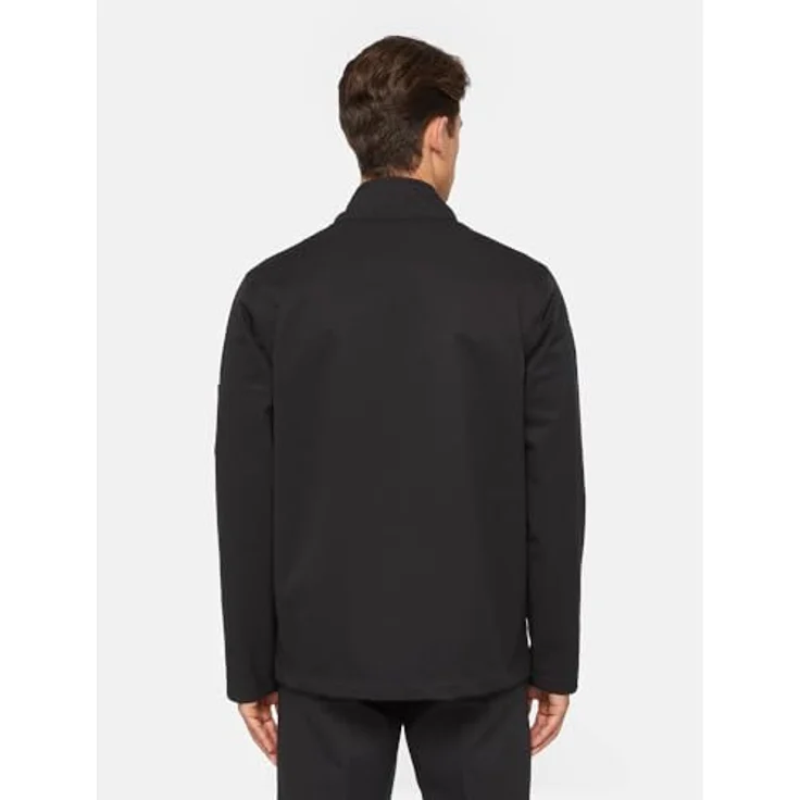 Dickies FULL ZIP SOFTSHELL JACKEN, wasserabweisende Arbeitsjacke mit zwei Reißverschlusstaschen, schwarz – Bild 2