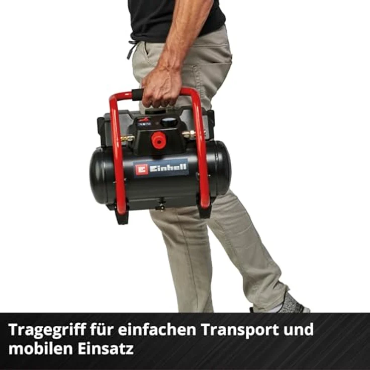 Einhell, Kompressor, Einh Akku-Kompressor TE-AC 36/150 Li OF-Solo (8 Bar, 6 l) in Blau – Bild 11
