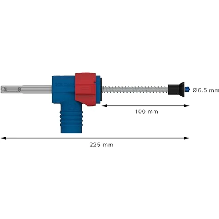 Bosch 1x EXPERT SDS Clean plus-8X Hammerbohrer-Set (Ø 6,5 mm) für Installationen, Professional Zubehör Bohrhammer – Bild 3