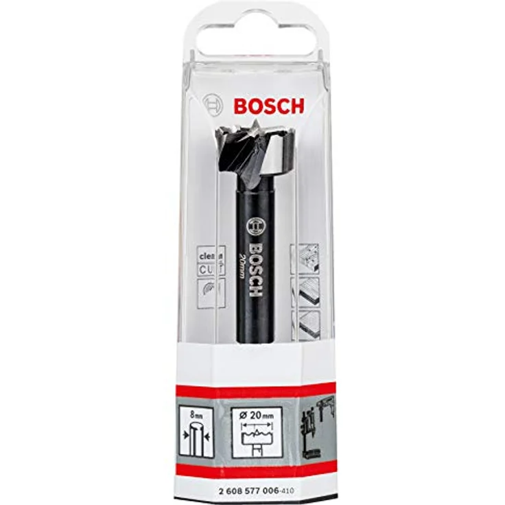 Bosch Forstnerbohrer 20 mm, Präzisionsbohrer für Hart- und Weichholz, Gesamtlänge 90 mm – Bild 3