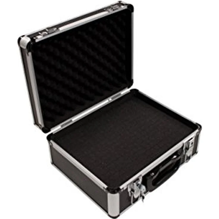 PeakTech 7300 – Universal Koffer für Messgeräte, Robuster Tragekoffer, Werkzeug Aufbewahrung, Würfelschaum Platten, Schaumstoff Polsterung, abschließbar, Staubschutz, M - 320 x 250 x 150 mm – Bild 5
