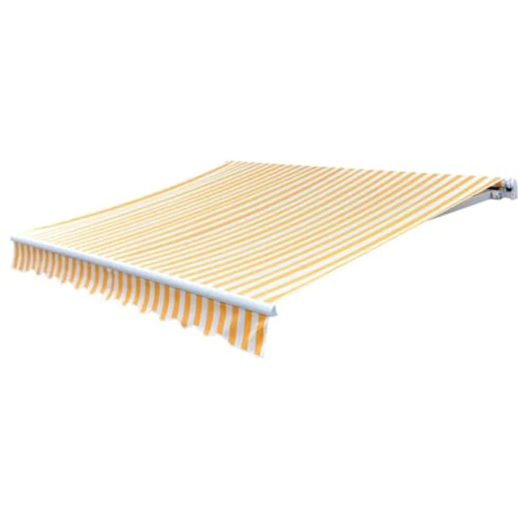 vidaXL Markisenbespannung Canvas Orange &amp, Weiß 500×300 cm – Bild 2