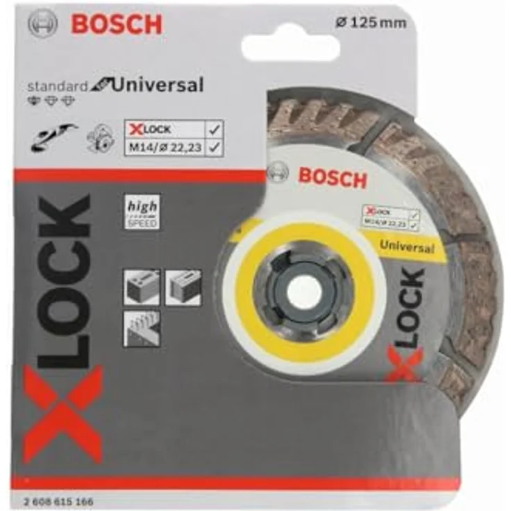 Bosch Professional X-LOCK Diamant-Trennscheibe Standard for Universal 125mm, Durchmesser – Bild 2