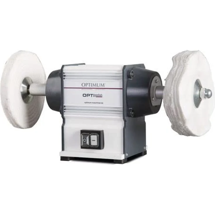 Optimum Poliermaschine OPTIpolish GU 20P (für Metall, wartungsfreier Motor 0,6 kW, 2X Polierscheiben), 3101540 – Bild 5