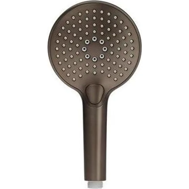 Csdk SL BLUE LABEL Duschbrause, Handbrause mit Rub-Clean-Funktion und 3 Strahlarten - gun metal