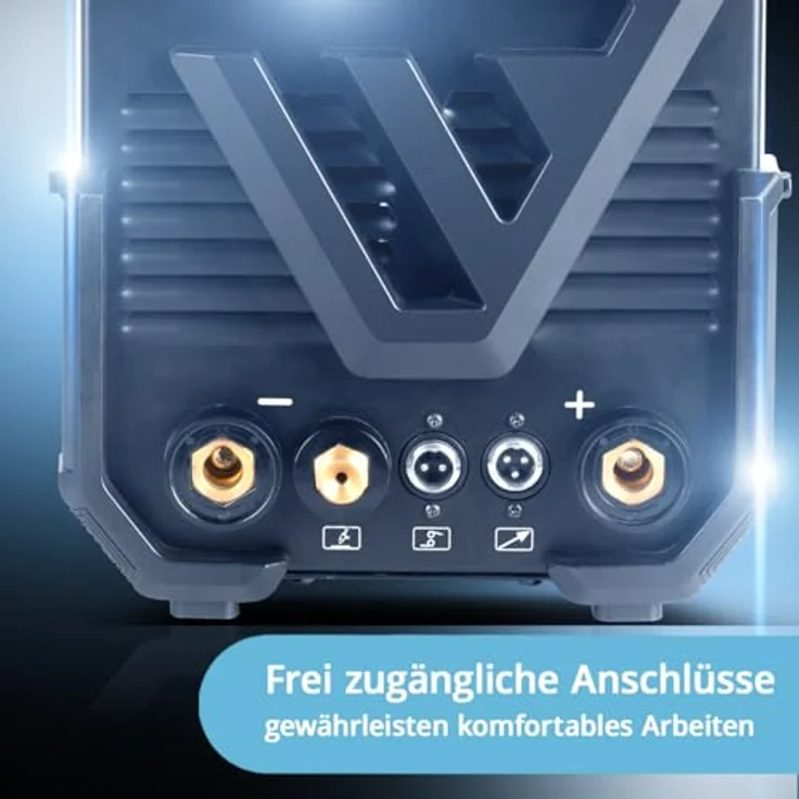 STAHLWERK AC/DC WIG 200 Puls Pro Touch, Schutzgas Schweißgerät mit 5-200 A und 3m Profi WIG-Schweissbrenner – Bild 6