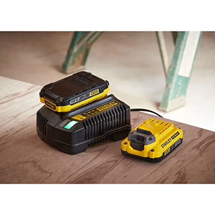Stanley SFMCB12D2-QW Akku Starter-Kit SFMCB12D2 18 Volt Einstieg in das V20-Akkusystem FatMax inkl, – Bild 3