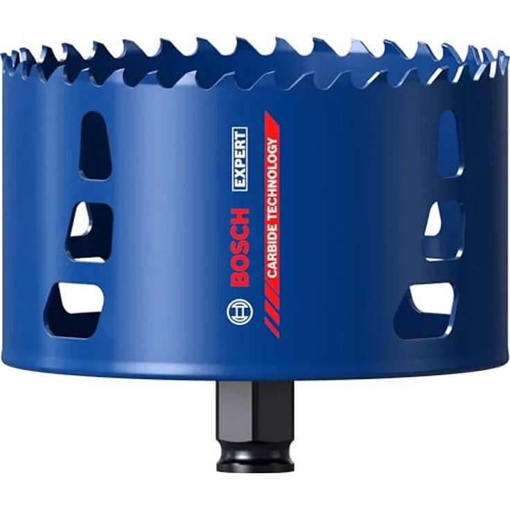 Bosch EXPERT Multi Material Power Change Plus-Lochsäge, Ø 114 mm für Holz mit Metall und Ziegelstein, überragende Lebensdauer, Professional Zubehör Bohrmaschine – Bild 1