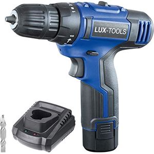 Bild für LUX-TOOLS ABS-10,8Li Akku-Bohrschrauber mit 2-Gang Getriebe & 10mm Schnellspann-Bohrfutter 