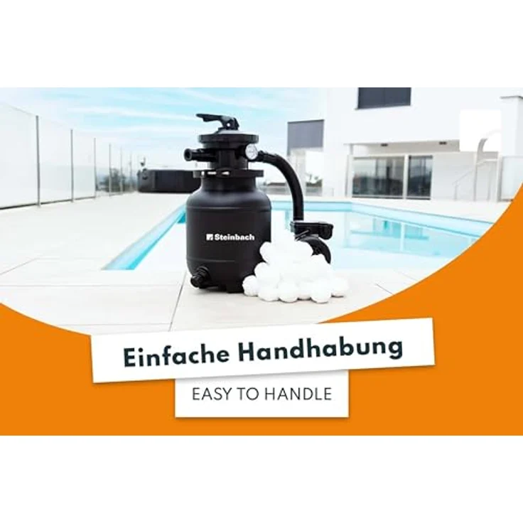 STEINBACH Filter Balls, 2100 g Pool Filterbälle für Sandfilteranlagen, hohe Filterleistung, langlebig & waschbar – Bild 5