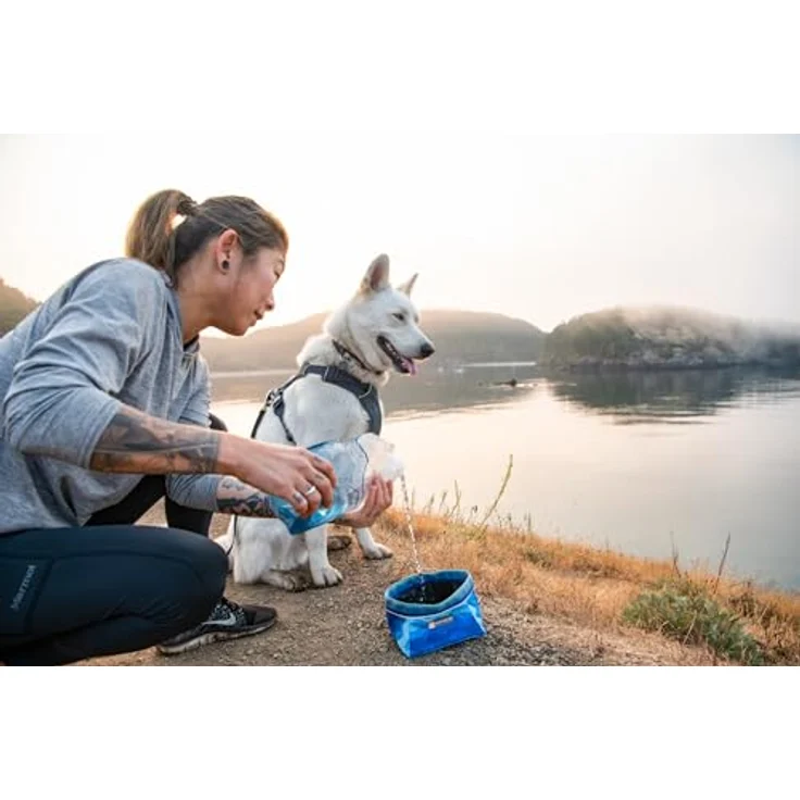 RUFFWEAR Quencher Packable Dog Bowl Moonlight Mountains M – Bild 4