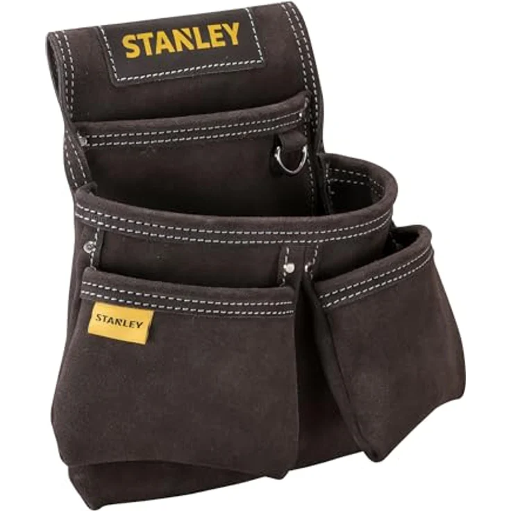 Stanley STST1-80116 Werkzeug- und Hammertasche aus Leder, doppelt mit Nieten verstärkt – Bild 2