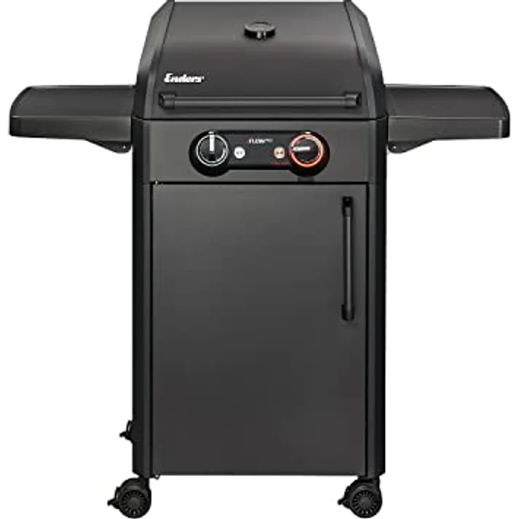 Enders Elektrogrill eFlow Pro 2 Turbo Shadow, 3,0 kW mit Fleischthermometer und emailliertem Gussrost – Bild 2