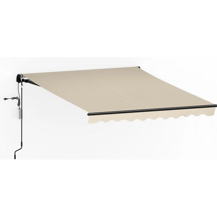 blumfeldt CloudShade Gelenkarmmarkise mit UV Schutz, WLAN & Bluetooth Smart Remote, 250 x 200 cm, grau