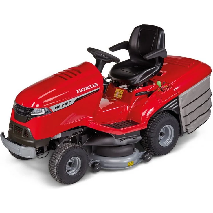 Honda Rasentraktor HF 2417 K5 HT, Premium-Rasentraktor mit 102 cm Schnittbreite, elektrischem Grasauswurf und Versamow® Mulchsystem