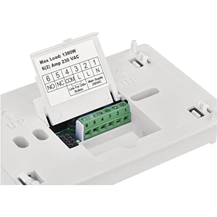 EMOS GoSmart P56201, Smart Home Raumthermostat mit App, WiFi, energiesparend, Tuya, Google Assistant und Alexa kompatibel, weiß – Bild 5