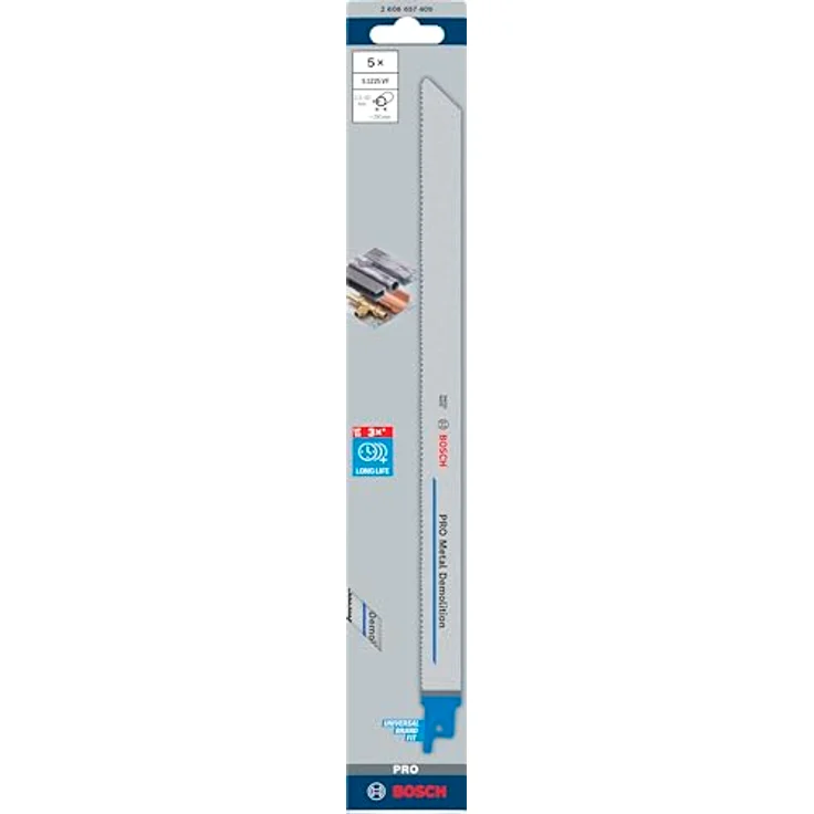 Bosch Professional Säbelsägeblatt (5 Stück, für Metall, Zubehör für Säbelsäge) – Bild 2