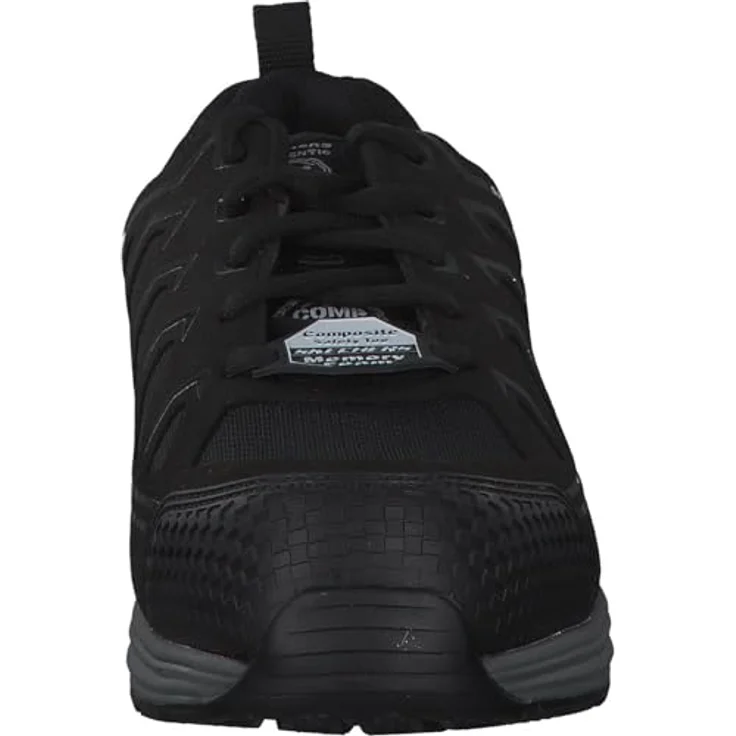 Skechers Works Malad II, Arbeitsschuhe mit Stahlkappe, rutschhemmend und ESD-fähig, Schwarz, Gr. 42.5 – Bild 5