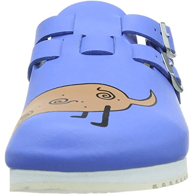 BIRKENSTOCK Damen Kay Birko-Flor Clogs, 38 EU Schmal, Blau Dog Blue – Bild 2