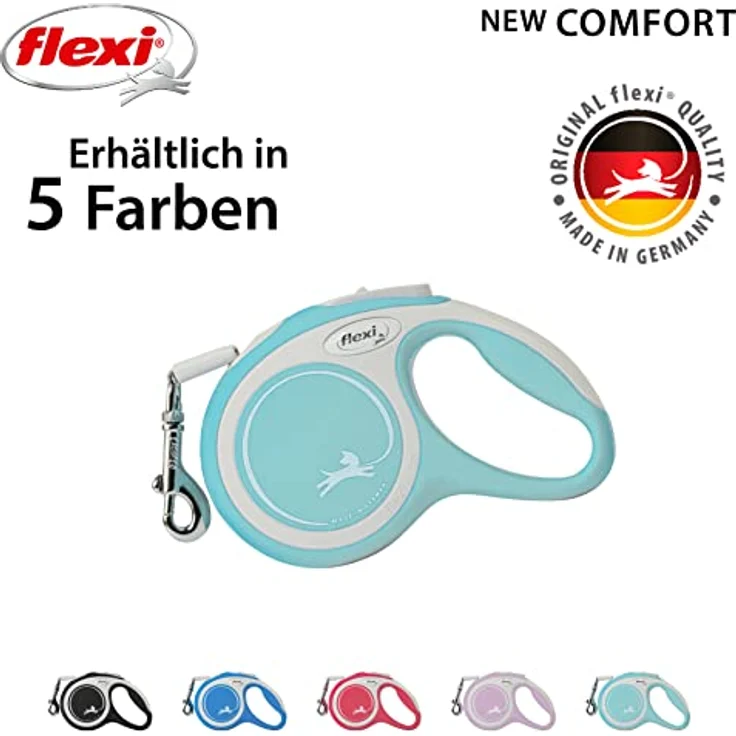 flexi Rollleine New Comfort - Hellblau - XS - 3 m, 3 m (1er Pack) – Bild 4
