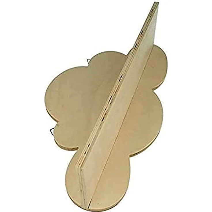Artemio Wolke personalisierbar, 39 cm, Regal aus Holz, 39 x 22 x 11 cm, Beige