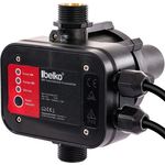 BELKO Druckwächter Druckschalter für Wasserpumpen, mit Kabel bis 10 Bar, Gartenbewässerung elektronische Pumpensteuerung Hauswasserwerk Trockenlaufschutz, IP65 - 10 bar - mit Kabel, in Grau