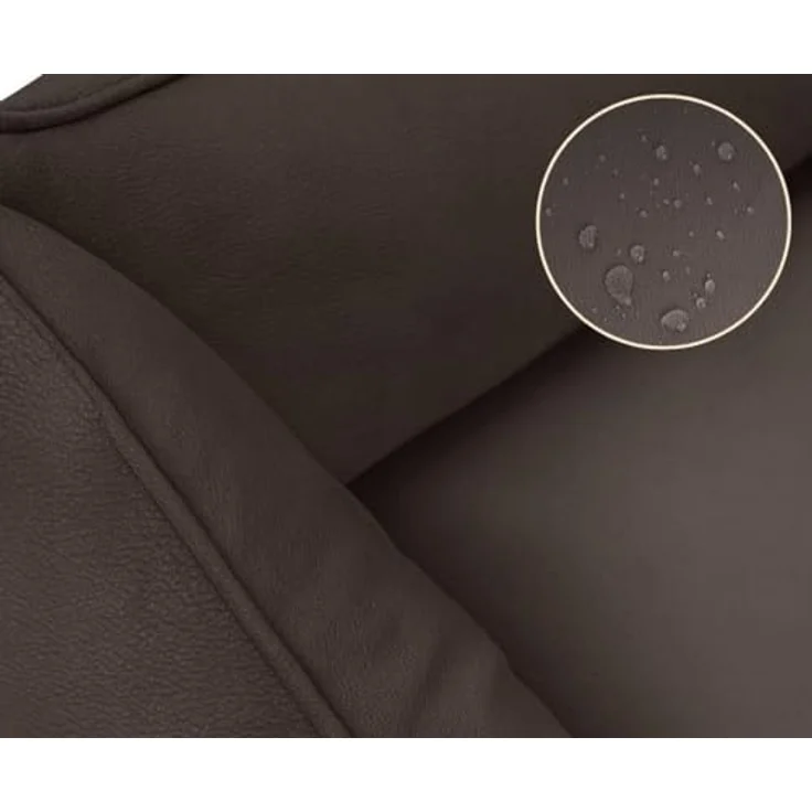 Knuffelwuff orthopädisches Hundebett Oliver, XL - Dunkelbraun | Memory Foam, wasserabweisend, Easy Clean Wildlederoptik, gelenkschonend für kleine bis große Hunde – Bild 3