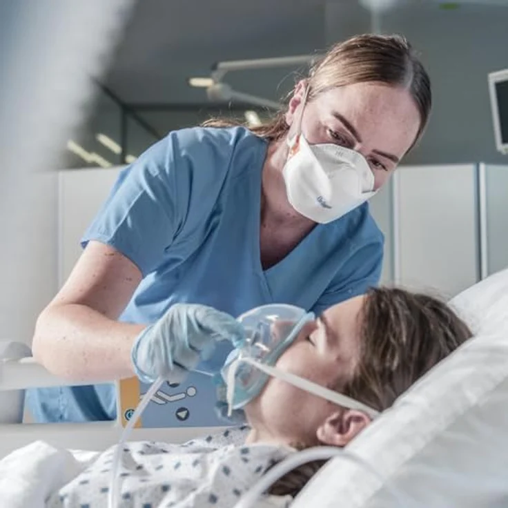 Dräger X-plore 1920 FFP2 NR D, Atemschutzmaske in Weiß, M/L, 20 Stück, hoher Filterleistungsschutz gegen Feinstaub und Partikel – Bild 5