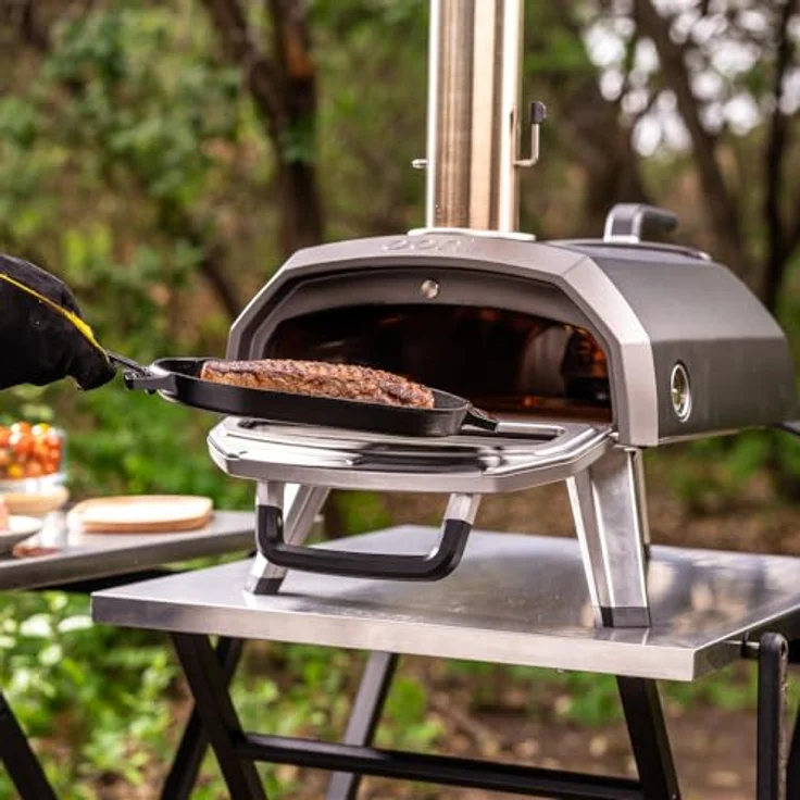 Ooni Karu 2, tragbarer Pizzaofen mit wetterfester Schale und integriertem Thermometer – Bild 5