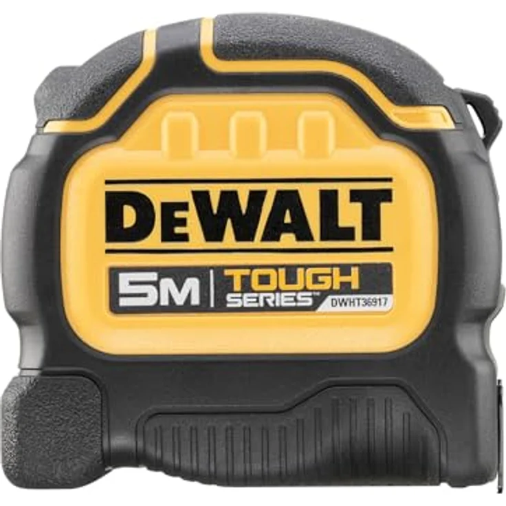 DEWALT Bandmaß Tough Tape 5m | DWHT36917-0, Robustes Gehäuse, automatischer Bandrücklauf, True-Zero Hook – Bild 2