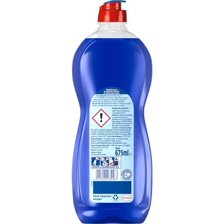 PRIL Pril Spülmittel Original 675ml, hohe Fettlösekraft, blaue Flasche – Bild 3