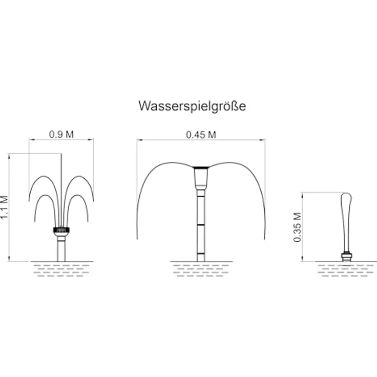 Esotec Solar Teichfilterset Profi 50/1300 LED proBatt, Komplettset mit Pumpe, BleiGel Akku, 1300l/h Förderleistung, 1,6m Förderhöhe, IP68, geeignet für bis zu 3000L Teichwasser – Bild 2
