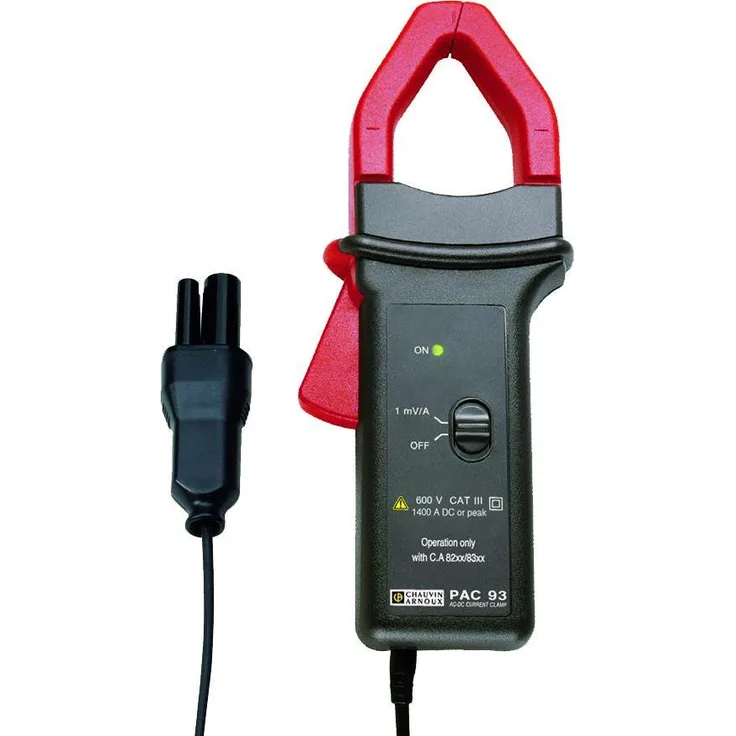 Chauvin Arnoux PAC93, Multimeter Stromzange mit CAT IV 300V und CAT III 600V, AC 1A-1000A, DC 1A-1300A