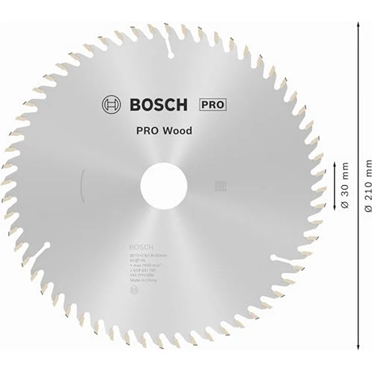 Bosch Professional Kreissägeblatt Optiline Wood (für Holz, 210 x 30 x 2,8 mm, 60 Zähne, Zubehör Kreissäge) – Bild 3