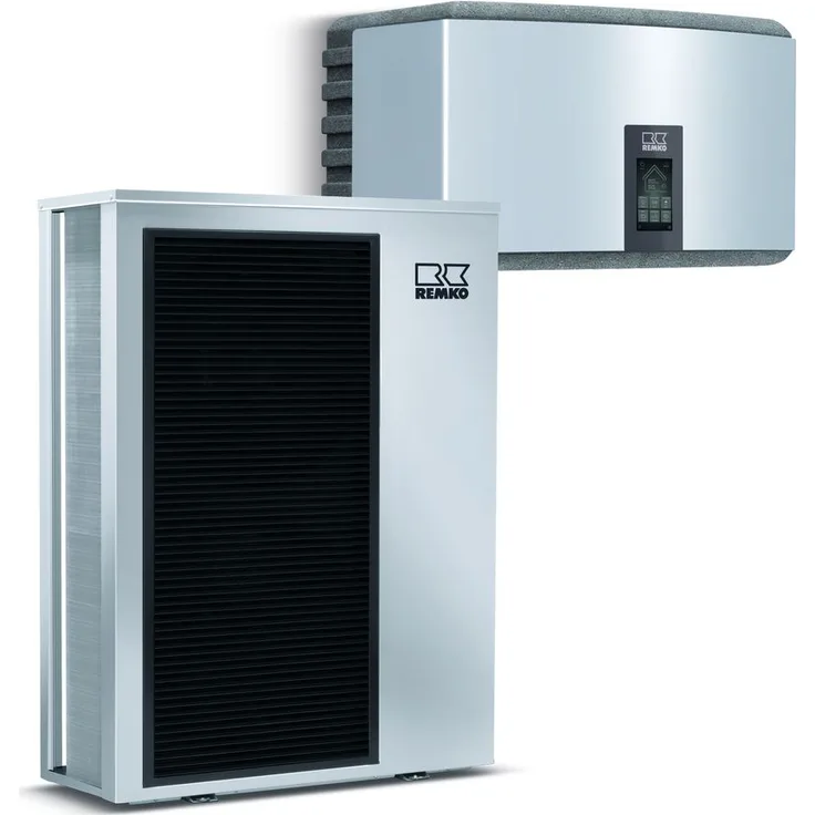 Remko WKF 170, Smart-Wärmepumpe in Graphit, effiziente Heizlösung 264075