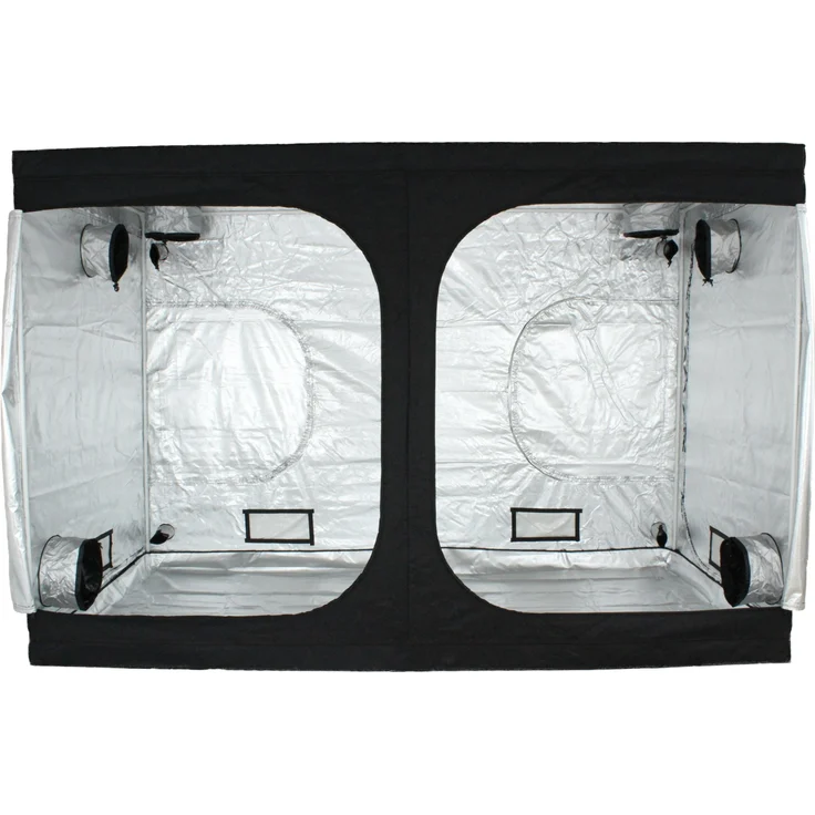 Hongyi Growbox 300x150x200 cm, Indoor Anzucht Growzelt Pflanzenzelt Schwarz mit hochreflektierender Aluminiumfolie – Bild 1