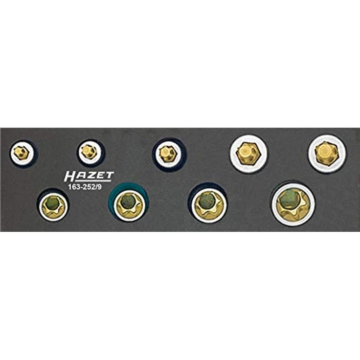 Hazet 163-252/9 Werkzeug-Satz, Original Hazet Qualität, stilvolles Design – Bild 1
