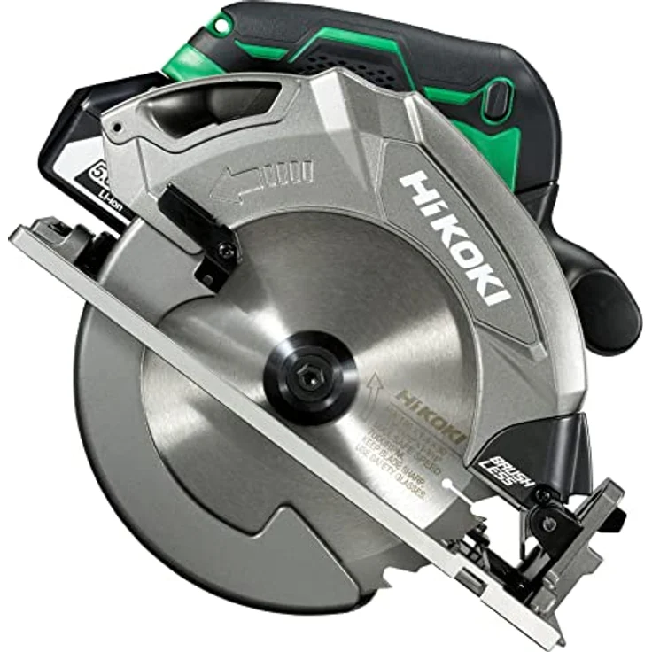 HIKOKI, Akku Handkreissäge, C1807DAWRZ, (5,0 Akku) (HSC IV), Grün Schwarz – Bild 3