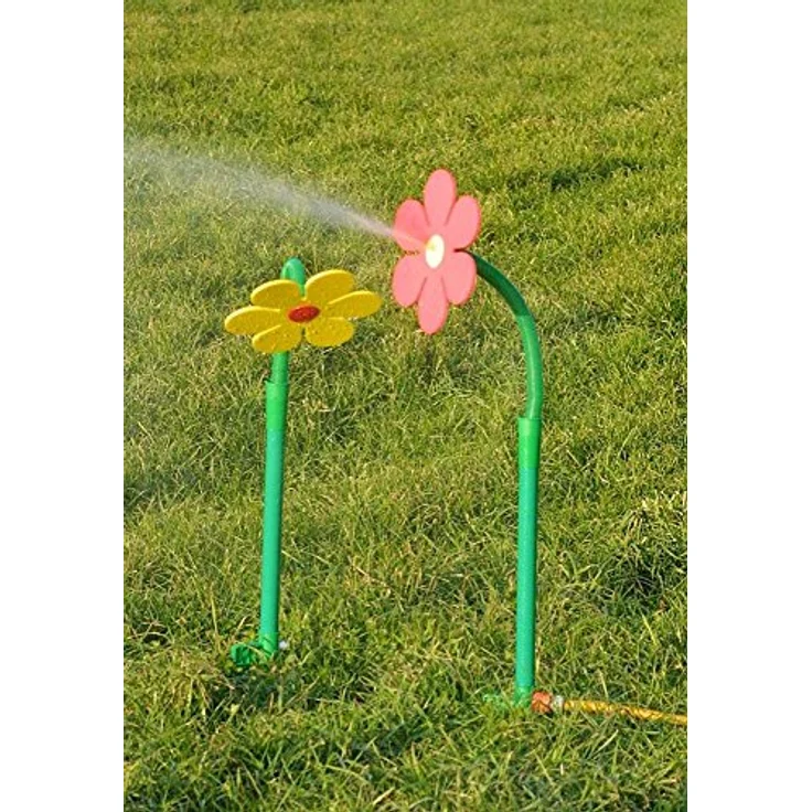 NEUSTANLO Rasensprenger Tanzende Blume 4er Pack | Bewässerung Sprenger beweglich | Farblich Sortiert – Bild 4