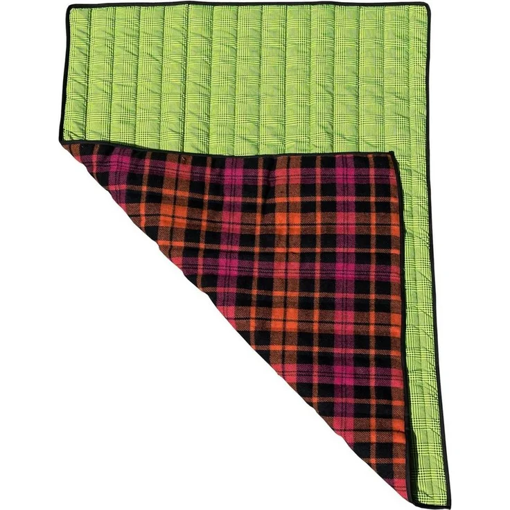 Fashion Dog Tierdecke Double-Face Hundedecke - Kuschelige Decke für Hund und Katze - Gelb kariert