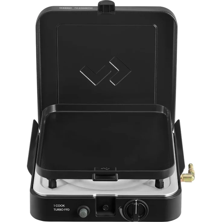 Cadac '1-Cook Turbo FFD' Gasgrill, Flat Grill Plate, 30mbar, 27,5 x 29 x 9 cm – Bild 6
