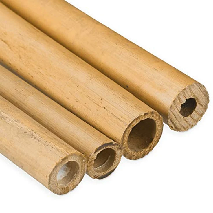 Relaxdays Bambusstäbe 150cm, aus natürlichem Bambus, 25 Stück, Bambusstangen als Rankhilfe oder Deko, zum Basteln, natur – Bild 6