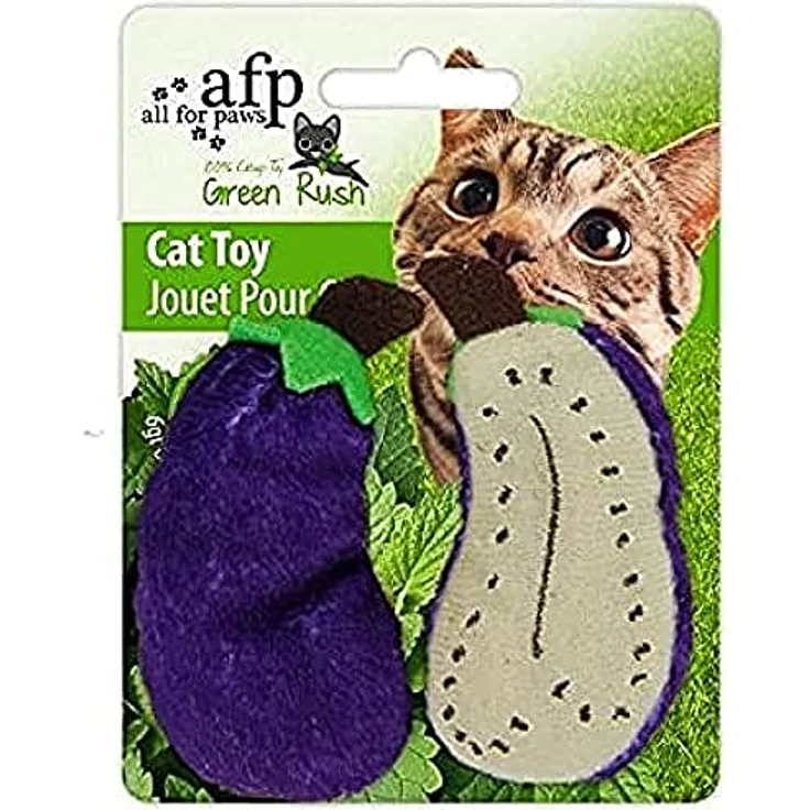 ALL FOR PAWS Green Rush Katzenspielzeug, hochwertiges und ungiftiges Tierspielzeug für ausgelassene Spielstunden – Bild 1