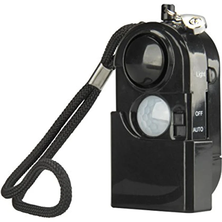UNITEC Personenalarm mit Bewegungsmelder und Licht, 100dB – Bild 1
