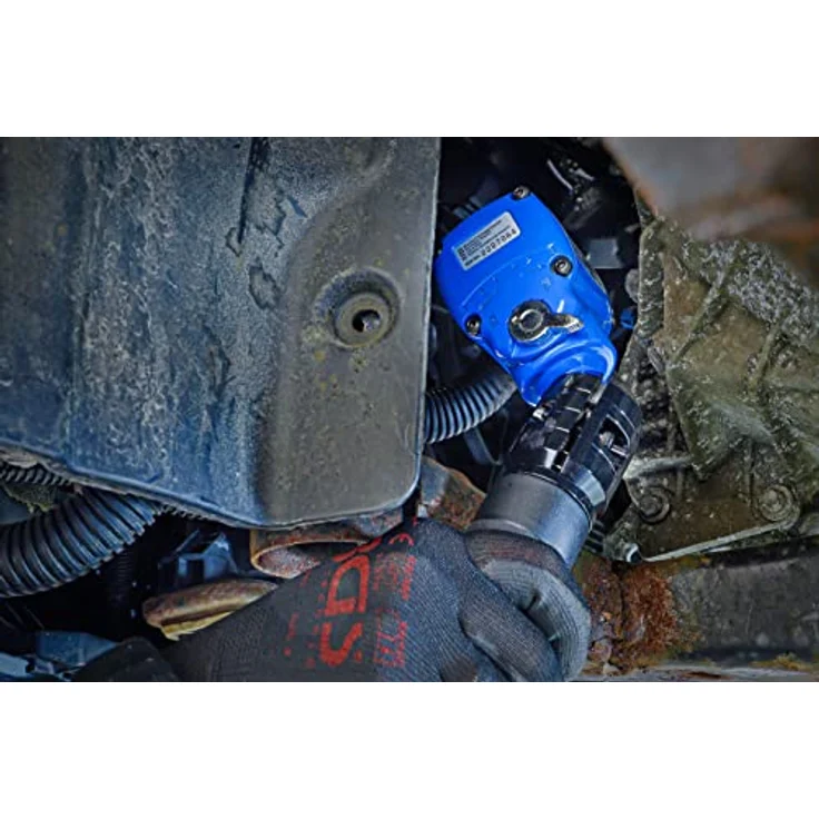 BGS 74232 Druckluft-Schlagschrauber abgewinkelt mit dreh- und neigbarem Kopf 12,5 mm (1/2") 650 Nm – Bild 2