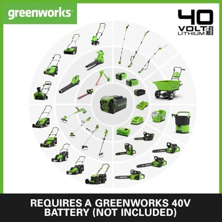 Greenworks GD40SC38II, Elektro-Vertikutierer mit 36 cm Arbeitsbreite, bürstenlosem Motor ohne Akku und Ladegerät – Bild 6