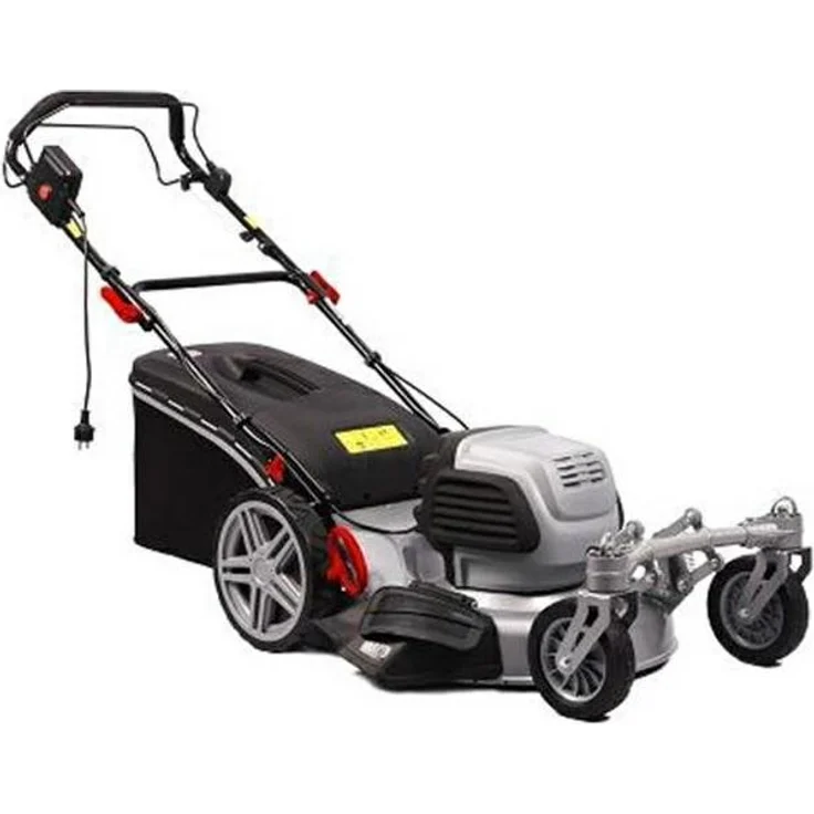 NAC LE18-46-SIR-JR, Elektrischer Rasenmäher mit 1800 W induktivem Motor, 46 cm Schnittbreite, zentrale Schnitthöhenverstellung, robuste Bauweise, leise im Betrieb
