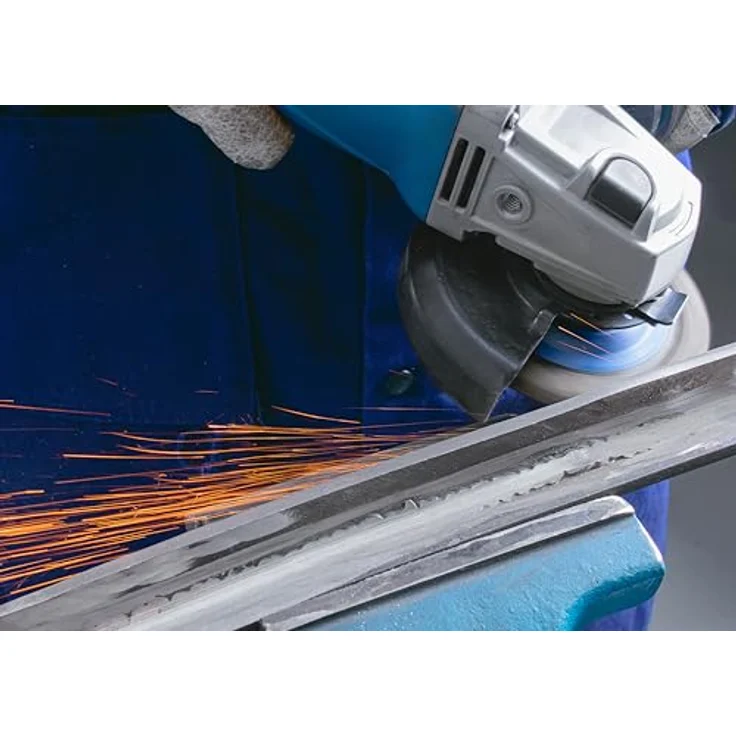 PFERD Polivlies Fächerscheibe PVL-R, 12,7 cm x 2,2 cm, feine Körnung aus Aluminiumoxid, Oberflächenbehandlungsrad, hohe Schleifeffizienz für gleichmäßige Ergebnisse – Bild 5