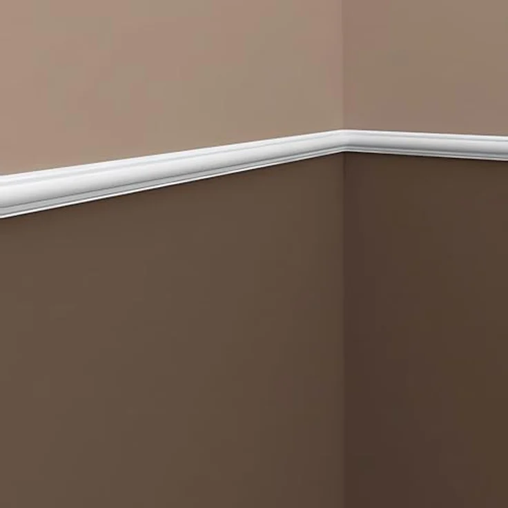 Profhome Zierleiste 651322, Leisten-Set mit 28 Zierleisten, 56 m, extrudiertes Polystyrol (XPS), weiß, für Innen- und Außenbereich – Bild 4